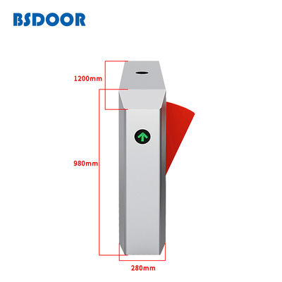 Automatic Wrist High Flap Barrier Turnstile Security Electronic Entry Systems