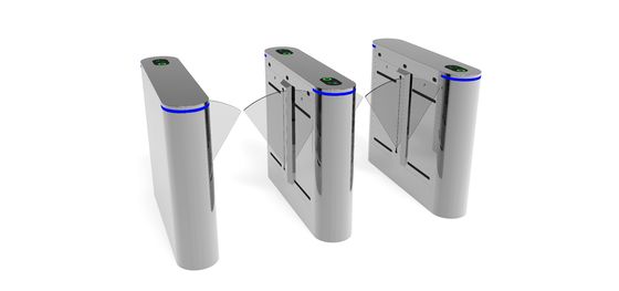 Fast Speed Electronic CE Flap Barrier Turnstile Automatic Pedestrian Passage