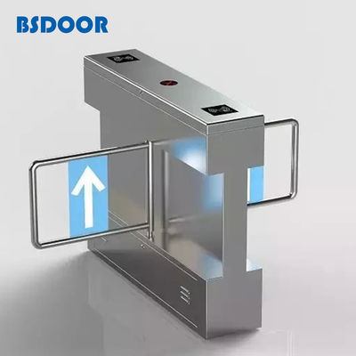 Stainless Steel Plexiglass Electronic Turnstile With Face Recognition