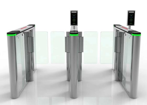 Security Automatic Full Height RoHs Glass Turnstile Gate