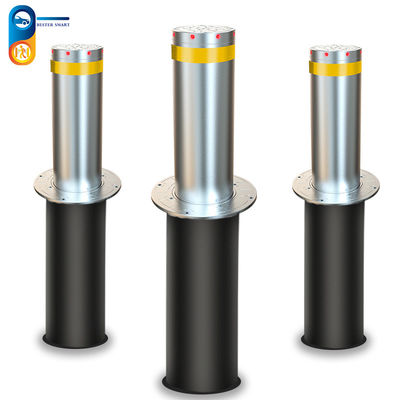 Road Warning  Anti Collision 3s Electric Rising Bollards Automatic Pop Up