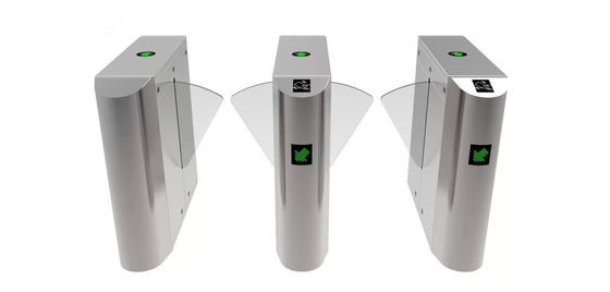 Large Width Electronic Flap Barrier Turnstile Fast Speed Entry Systems