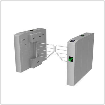 Pass Width 900mm Train Station Turnstile Swing Face Recognition Gate