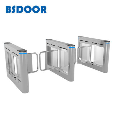 Finger Print Swing Arm Turnstile Time Attendance Entrance Access Control System Ic/Id Card Reader