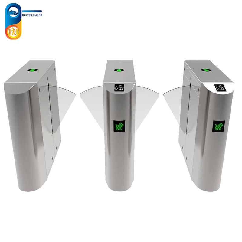 Large Width Electronic Flap Barrier Turnstile Fast Speed Entry Systems