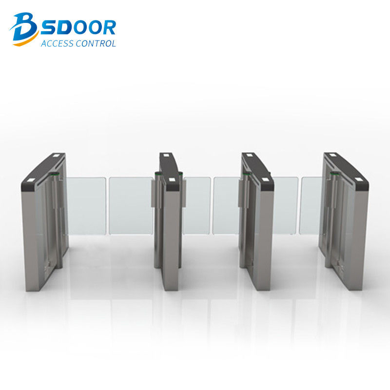 Smart High Speed Passing Swing Anti Tail Optical Turnstiles 45persons Each Min