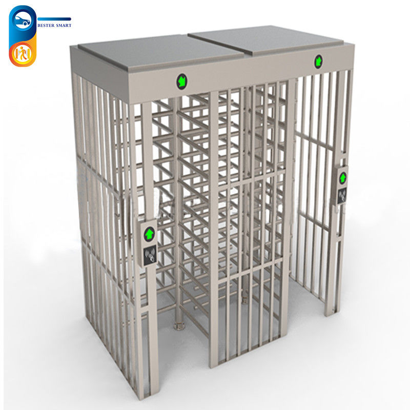 Pedestrian Entry Exit RS485 Full Height Security Turnstile