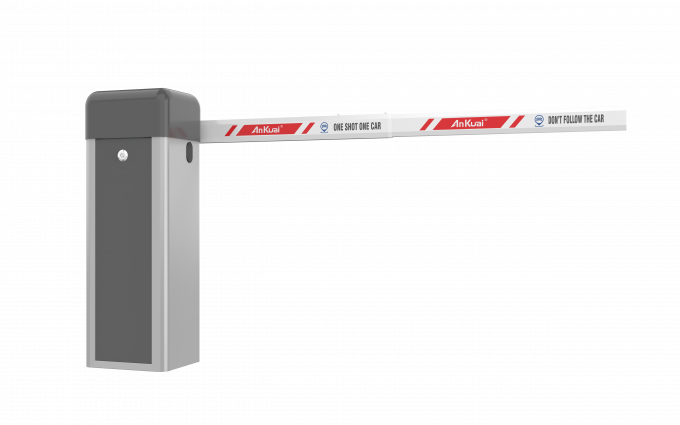 Pedestrian 100w Motorized Boom Barrier Gate With 3-6s Lift Rod Time