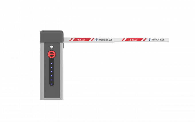 Pedestrian 100w Motorized Boom Barrier Gate With 3-6s Lift Rod Time