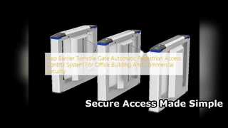 AnKuai Flap Barrier Secure Access Control System