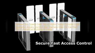AnKuai Slim Speed Gate Secure Access Control Solution