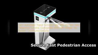 Secure Pedestrian Access Control Tripod Turnstile Gate