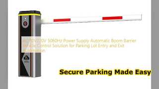 AnKuai Automatic Boom Barrier for Secure Parking Control