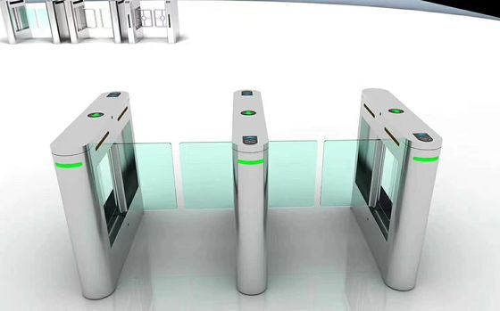 Automatic Pedestrian Swing Barrier Turnstile With RFID Card Dc Brushless Motor