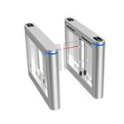 Automatic Security Swing Turnstile Barrier Gate RS485/IP/TCP For Office Hotel Mall