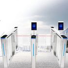 Library Turnstile Security Gate Automatic Rfid Qr Barcode Swing IC/ID Access Control