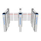 High Speed Magnetic Autocontrol Gate Anti Crush Optical Turnstile Swing Gate Face Recognition