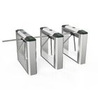 Durable SS304 Construction Site Security Turnstiles Automatic Tripod Turnstile IC Card Reader