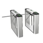 Durable SS304 Construction Site Security Turnstiles Automatic Tripod Turnstile IC Card Reader