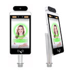 QR Code Face Recognition Terminal 8 Inch Facial Recognition Entry System For Swing Turnstile Gate