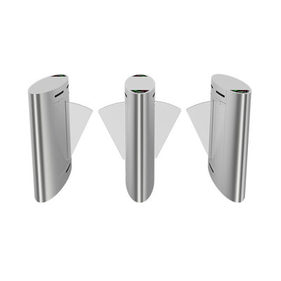 Quick Pass Hands Free Flap Barrier Slim Speed Gate Turnstile With Face Recognition
