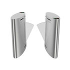 304 Stainless Steel Magnetic Flap Barrier Turnstile Gate Security Smart