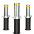 304 Stainless Hydraulic Retractable Bollards Automatic Rising Electric Retractable Security Bollards