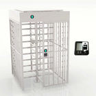 Safety Full High Turnstile Gates Face Recognition Access Control 30 Ppl/Min