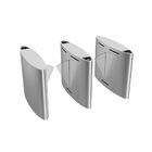 EU Automatic Flap Barrier Turnstile Stainless Steel 304 QR Code Reader CE Approved