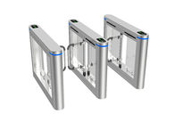 High Security Pedestrian Access Control Automatic Swing Gate Turnstile 304 Stainless Steel