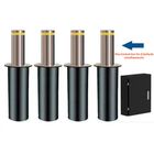 Thermal Protection 130c Hydraulic Retractable Bollards 300w For Traffic Control
