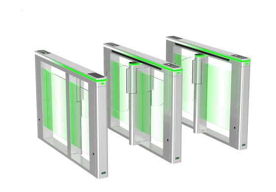 Buy Subway Entrance Automatic Speed Barrier Gate Swing Turnstile with 8 Pairs Of Infrared Inputs and Flapper Revolving Door online manufacture