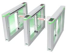 Buy DC 24V Swing Barrier Turnstile With -25~75℃ Working Temperature And 40~60 People/Min Passage Speed online manufacture
