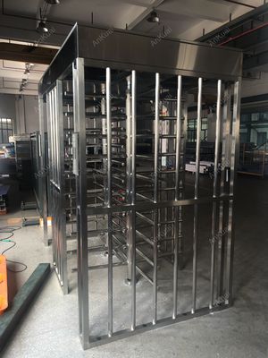 Buy Uni-direction Or Bi-direction Arm Turning Full Height Turnstile with 2210x1350x2300 Mm Temperature -15 To 60 Degrees online manufacture