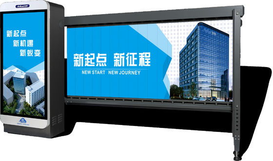 Buy Customizable Arm Length Boom Barrier Gate with 200W LED Light Power and 440x868mm Advertising Screen Display Size online manufacture