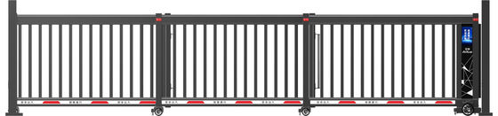 Buy Wholesales Automatic Shrinkage Gate AK901 DC24V Motor Speed Adjustable Anti Collision Emergency Stop online manufacture
