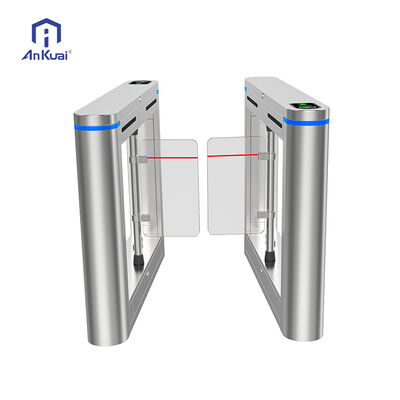 buy 304 Stainless Steel Swing Turnstile with Bi-Directional Access and Anti-Tailgating for Secure Entry Control online manufacture