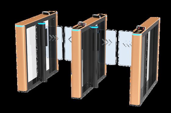 Buy Free Passage When Power-off Swing Barrier Turnstile with Temperature online manufacture