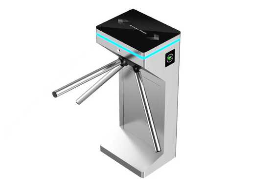 Buy Security Access Control System RS485 Communication Interface Stainless Steel Barrier Gate Automatic Tripod Turnstile online manufacture