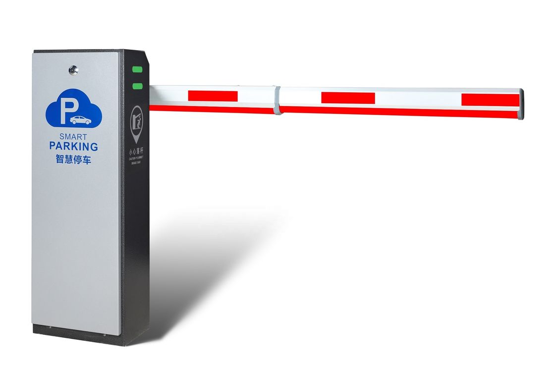 LED Automatic Security Boom Barrier Gate System DC 24V Car Parking Management