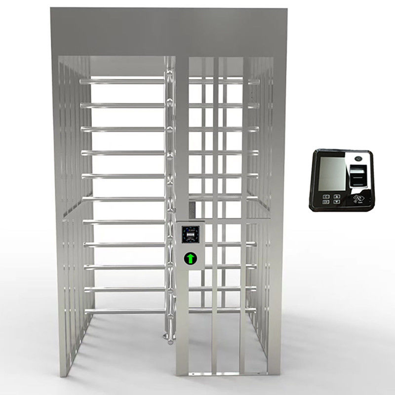 Automatic Entrance Waist Full Height Turnstile With Card Reader Face Recognition