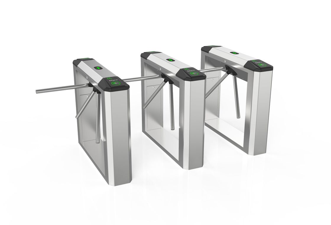 SUS304 Vertical Tripod Turnstile Gate With Face Recognition