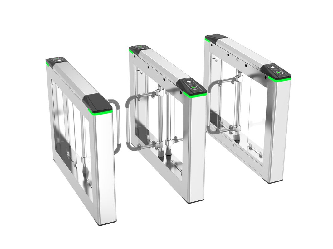 SUS304 Face Recognition Swing Barrier Turnstile 30 People/Min Automatic Turnstile Gate