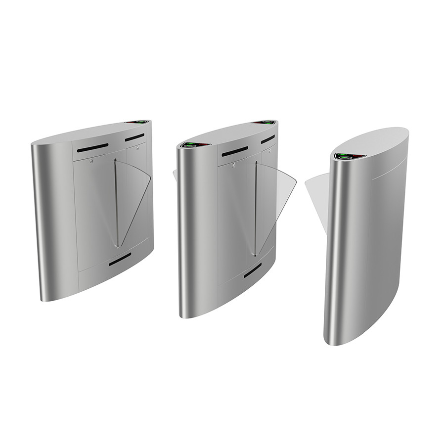Multifunctional Flap Card Access Turnstiles 304 Stainless Steel Turnstile Entrance Gates