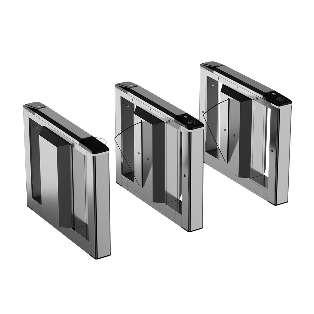 High Security Durable Flap Speed Barrier Gate Card Scan Flap Barrier Metro Gates