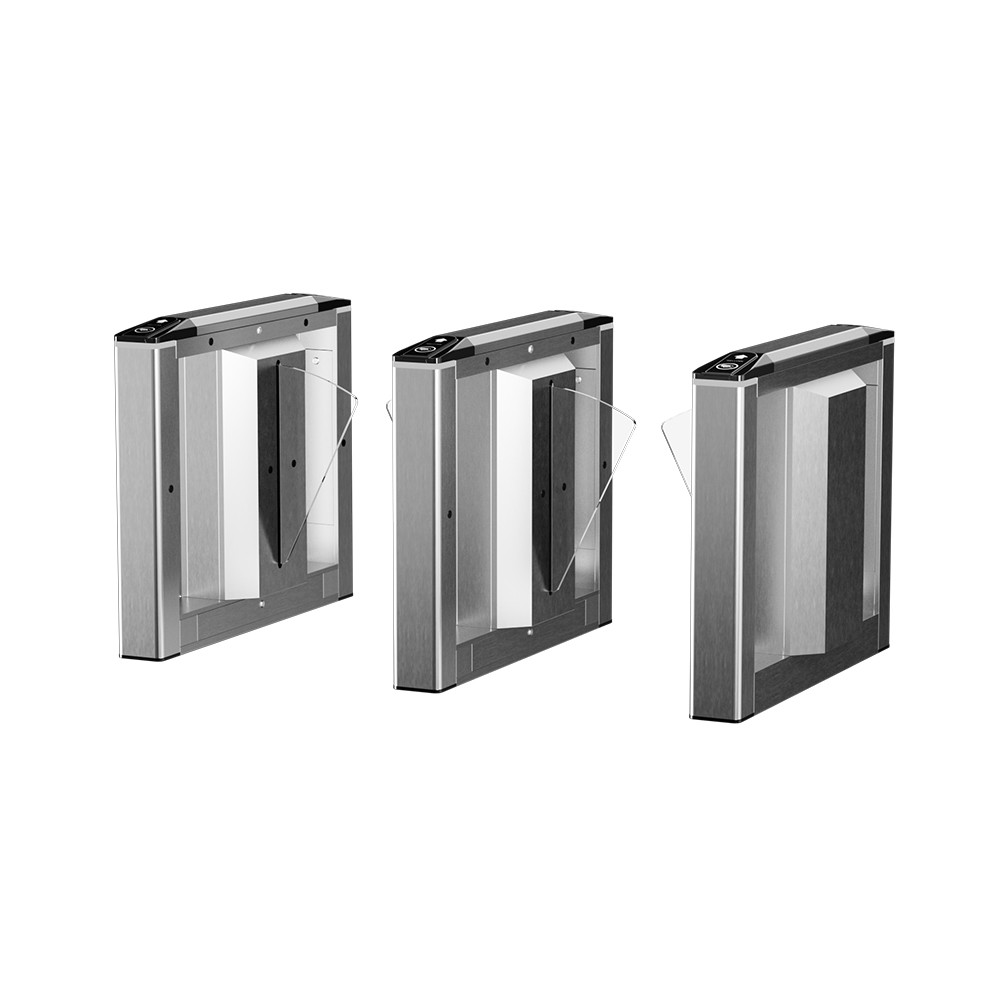 AnKuai 304 Stainless Steel Betractable Flap Turnstile Flap Gate Barrier Secure Access Solution