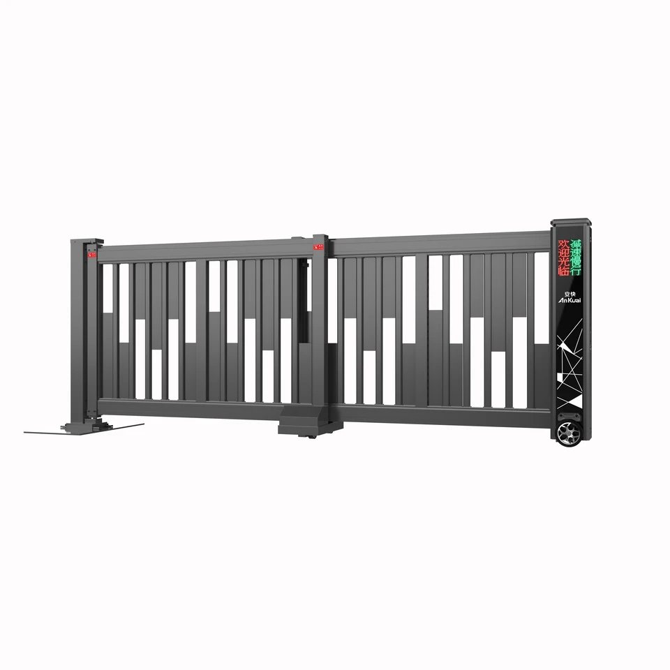 Enhance Security Telescopic Sliding Barrier High Efficiency Custom Size