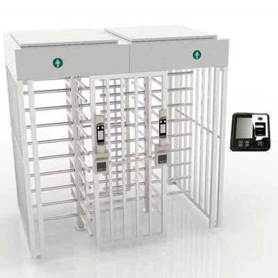 High Security SUS304 Full Height Sliding Turnstile Automatic Auto Stainless Steel