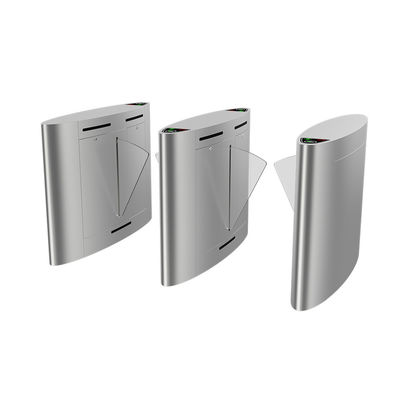 High Speed Flap Barrier Turnstile Gate Security Access Control System With IC/ID Card Reader