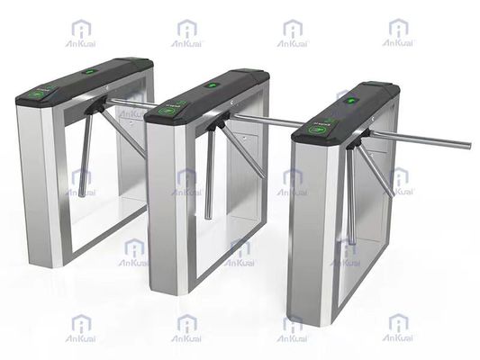 SUS304 Security Barrier Turnstile 650mm Lane Width -20℃~+70℃ Working Temperature